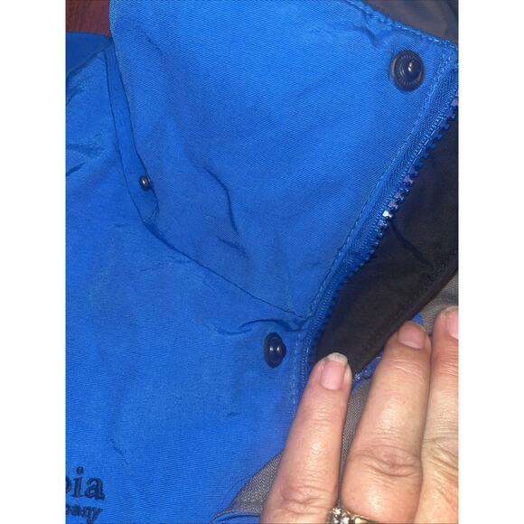 Columbia Jacket Large - Blue Coat with Missing Hood And Fleece Liner Medium - Picture 3 of 6